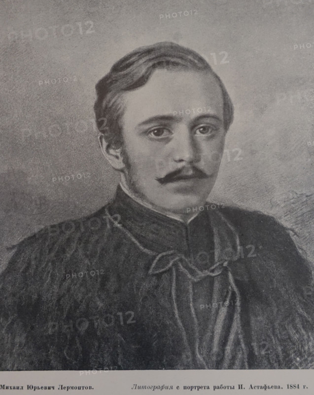Russian poet Mikhail Yuryevich Lermontov.