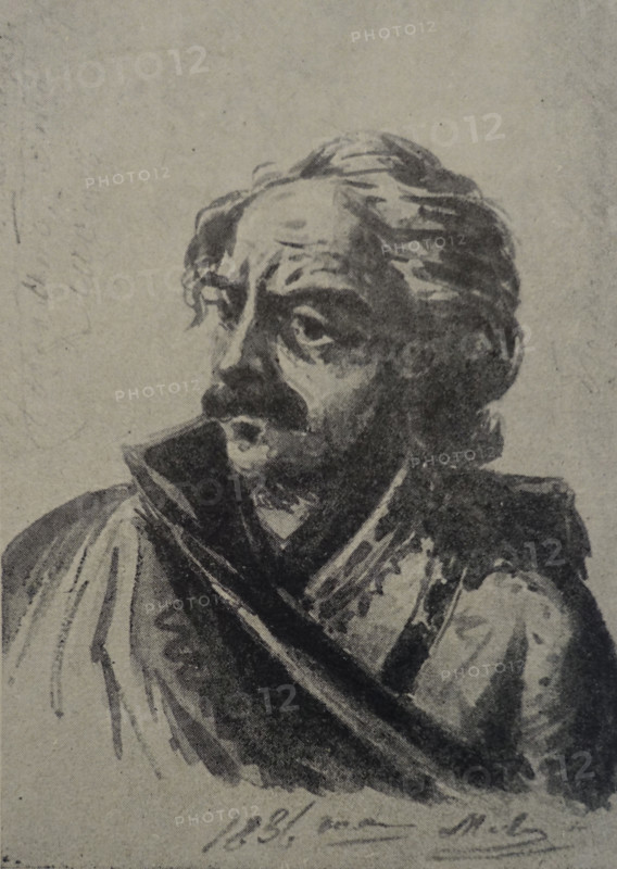Drawing by Mikhail Yuryevich Lermontov.