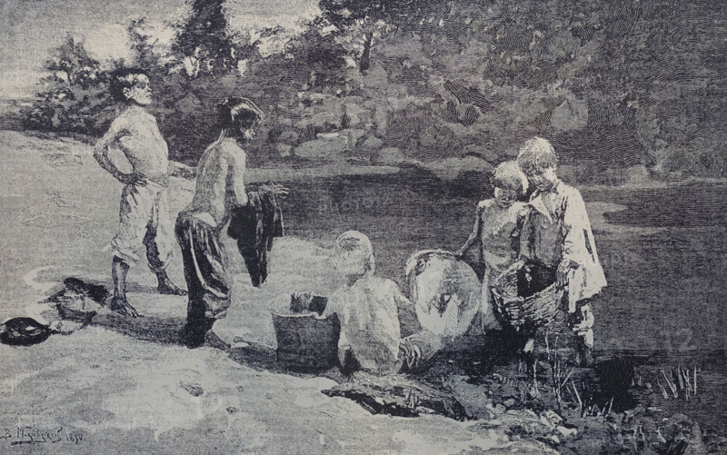 Boys fishermen.