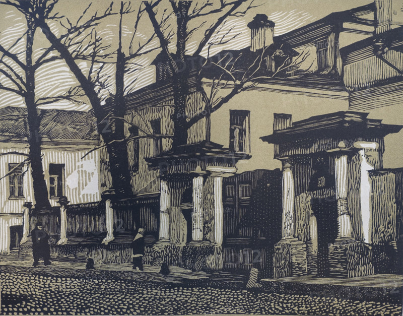 Moscow. Staromonetny Lane.