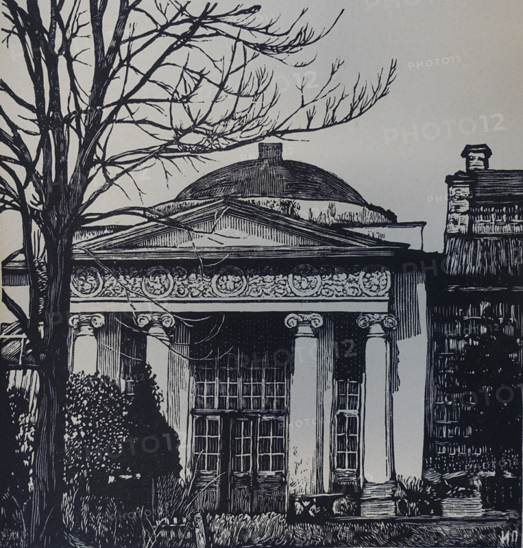 Old Moscow. Pavilion of Count Mamonov.