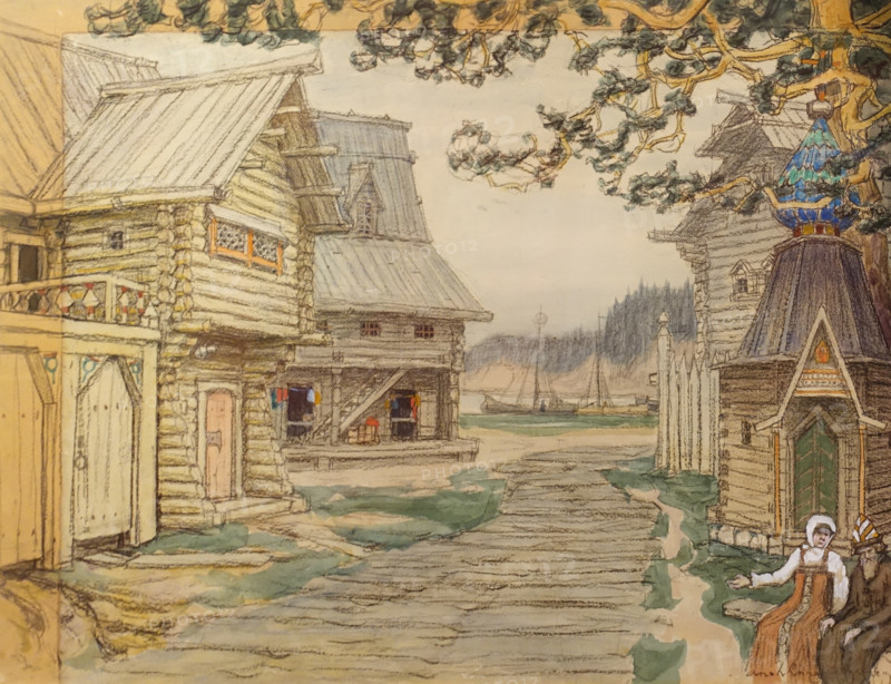 Street of the ancient city.
