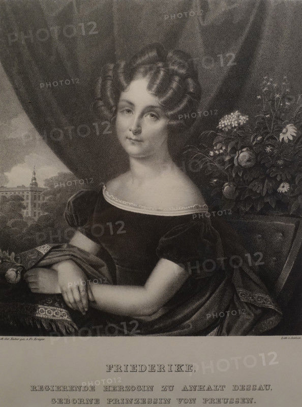 Princess Frederica of Prussia, Duchess of Anhalt-Dessau.