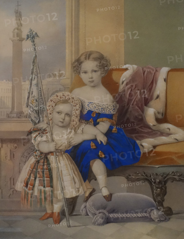 Grand Duke Nikolai Alexandrovich and Grand Duchess Alexandra Alexandrovna.