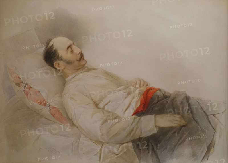 Emperor Nicholas I on his deathbed.