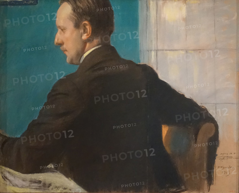 The artist Mstislav Valerianovich Dobuzhinsky.