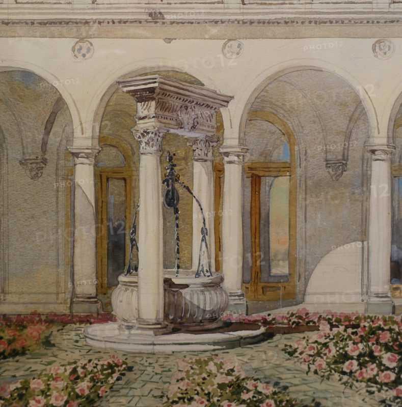 Italian courtyard of the Livadia Palace.