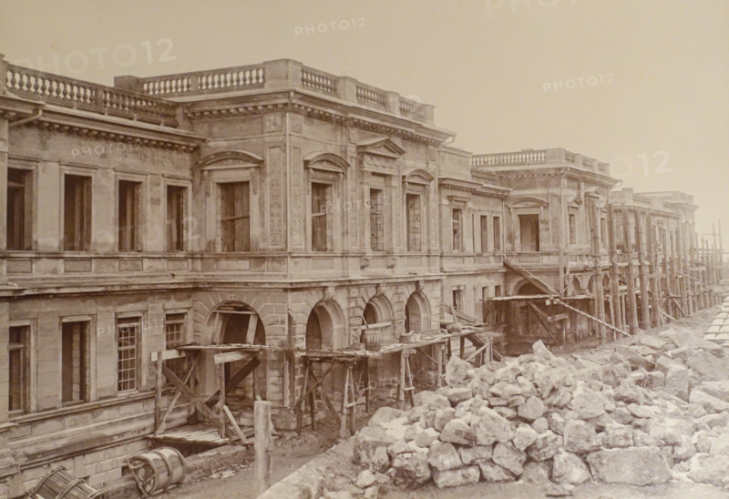 Construction of the Livadia Palace.