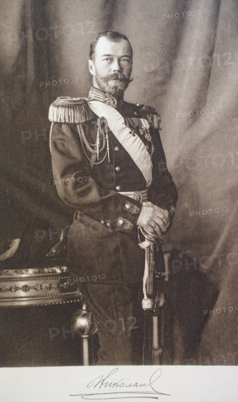 The Russian Tsar Nicholas II.