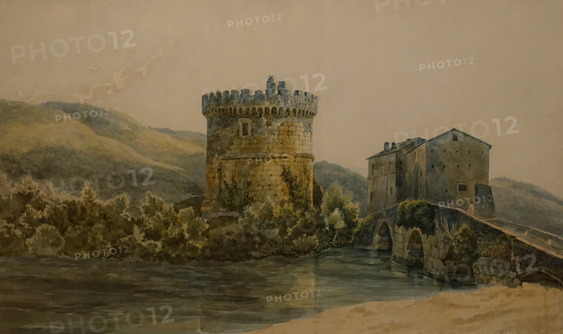 Lucano Bridge on the road from Rome to Tivoli.