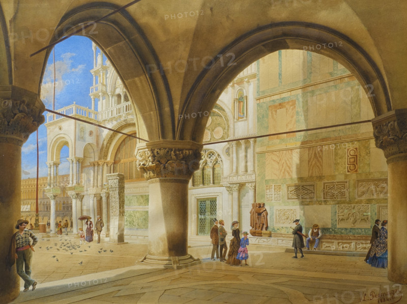Venice. In the Piazza San Marco.