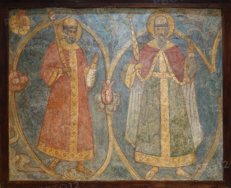 Fragment of the mural The Tree of Russian Sovereigns.