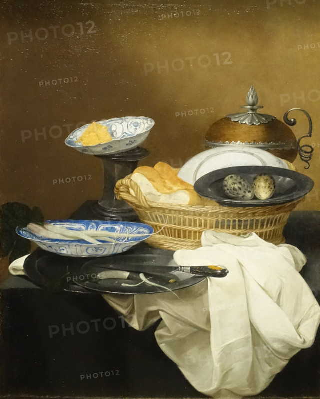 Still life with dishes.