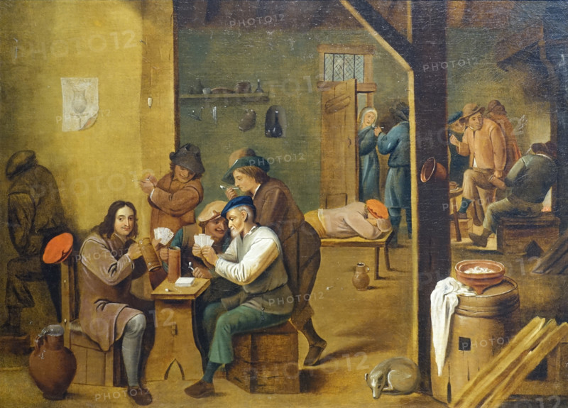 Peter I in a Dutch tavern.
