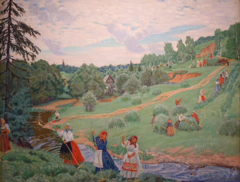 Haymaking.
