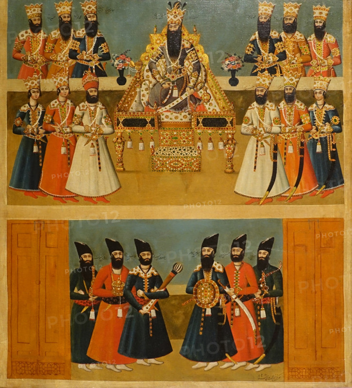 Reception at the Palace of Fath Ali Shah on the Feast of Nowruz.