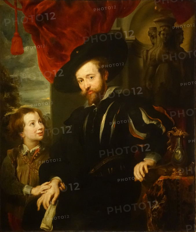 Rubens with his son Albert.