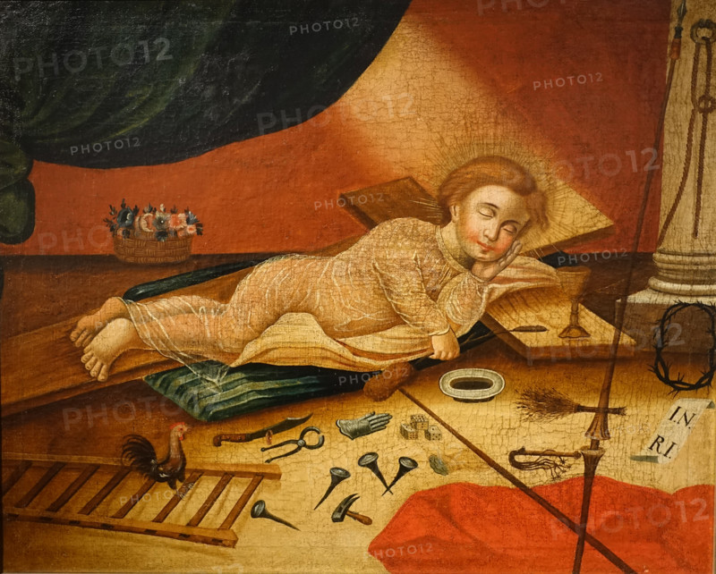 Christ Child with the attributes of the Passion of Christ.