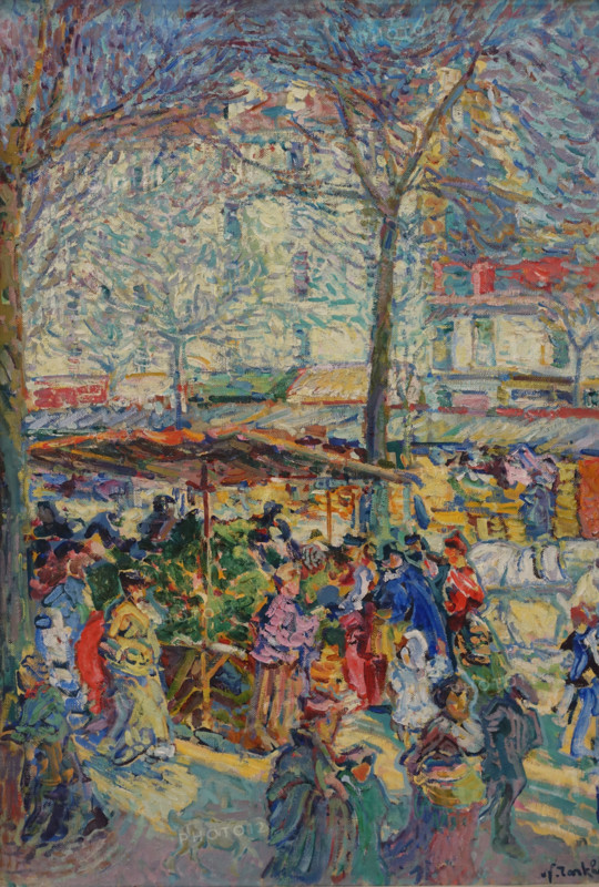 Market in the outskirts of Paris.