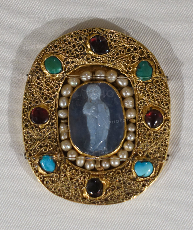 Panagia. Cameo with the image of Jesus Christ.