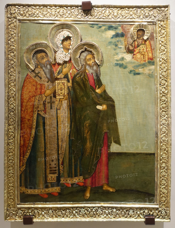 Icon of Saints Anna, Simeon, Yemelyan.