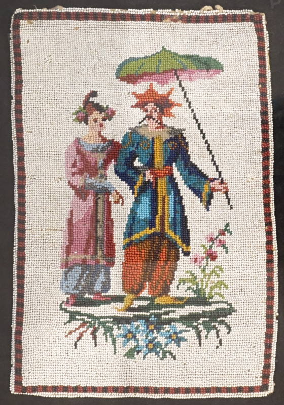 Bead embroidery.