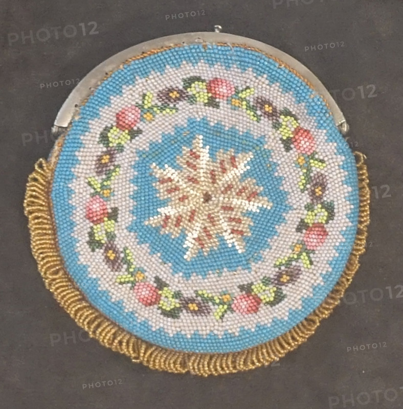 Beaded purse.
