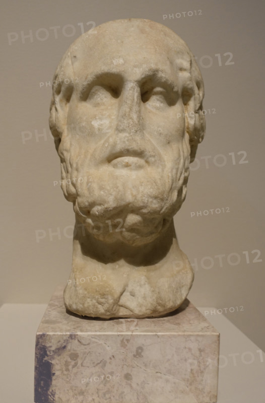 A bearded man.