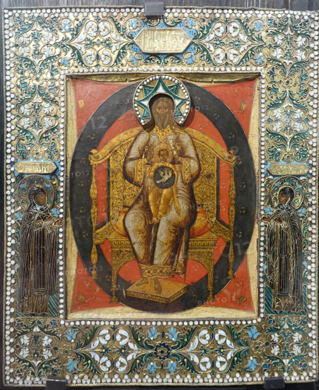Paternitas with St Peter and St Fevronia of Murom on margins.