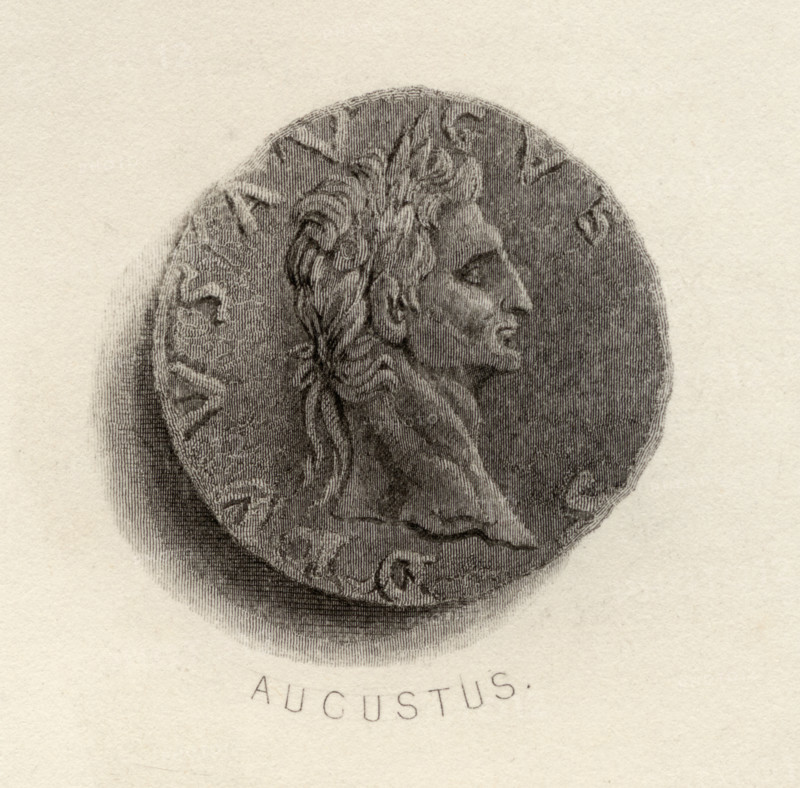 Coin from the time of Augustus