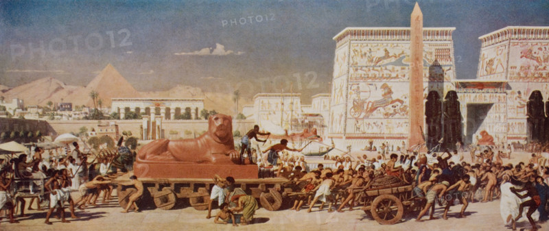 Israel in Egypt.  From the painting by Sir Edward J. Poynter