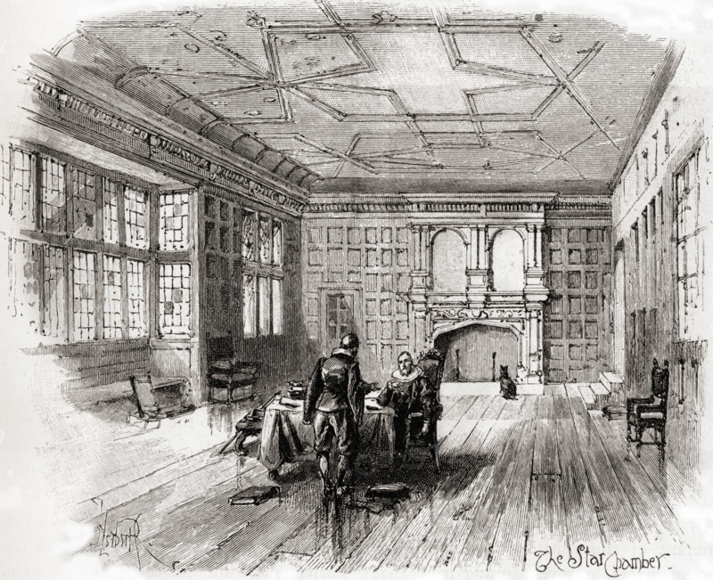 The Star Chamber was an English court of law at the royal Palace of Westminster