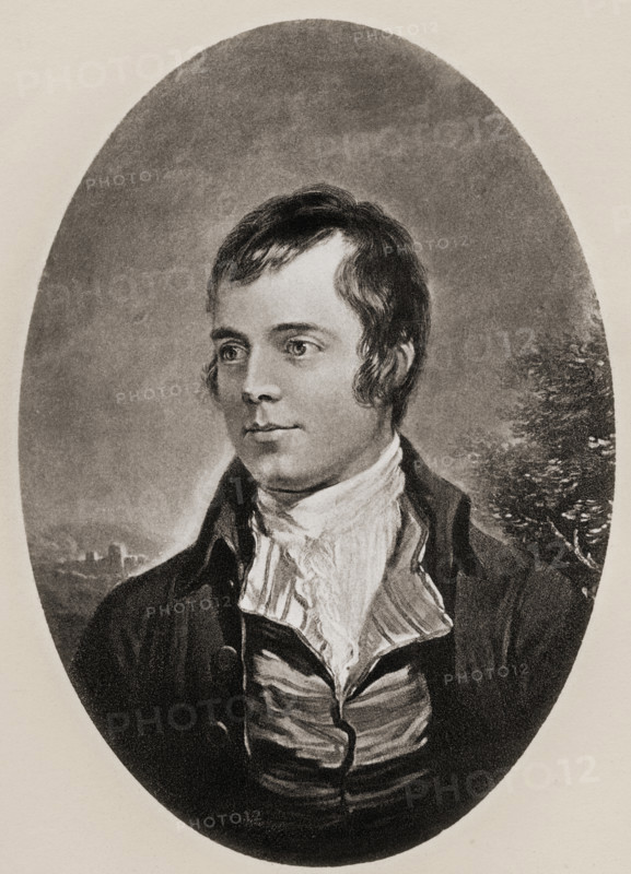 Robert Burns,1759-1796.  Scottish poet.