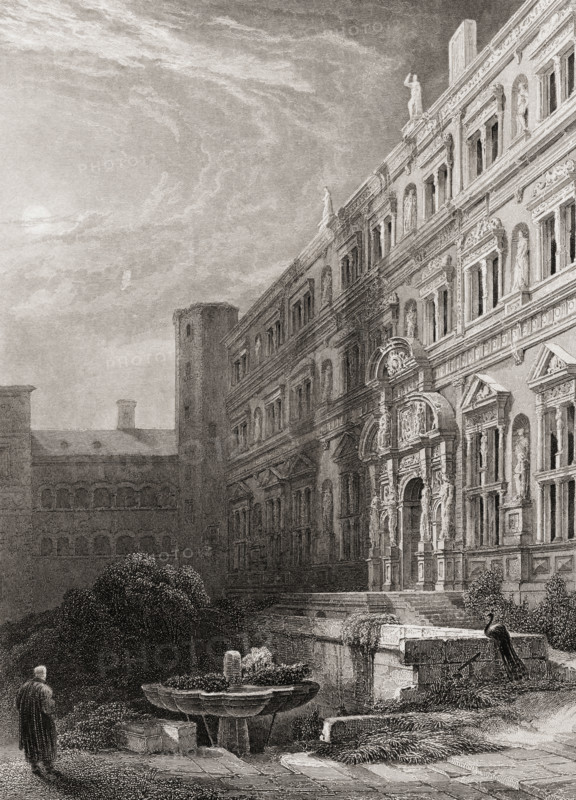 The great court of Heidelberg