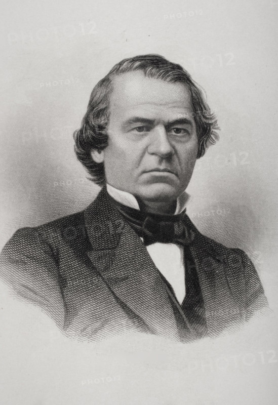Andrew Johnson 1808 to 1875. Seventeenth President of the United States 1865 to 1869.  First President to be impeached.