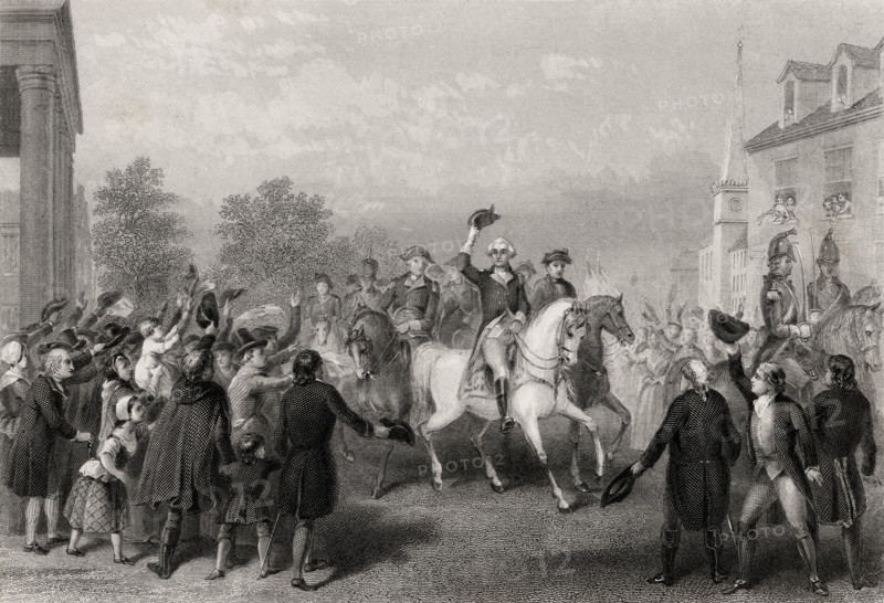 Entrance of the American army into New York November 25th