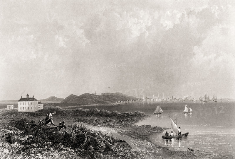 Boston Massachusetts USA in 1774