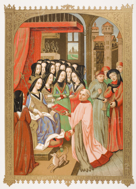 The court of Mary of Anjou,1404 to 1463