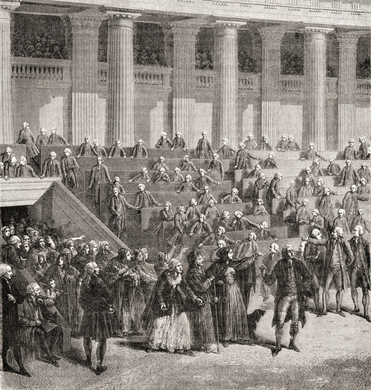 The women invade the Assembly