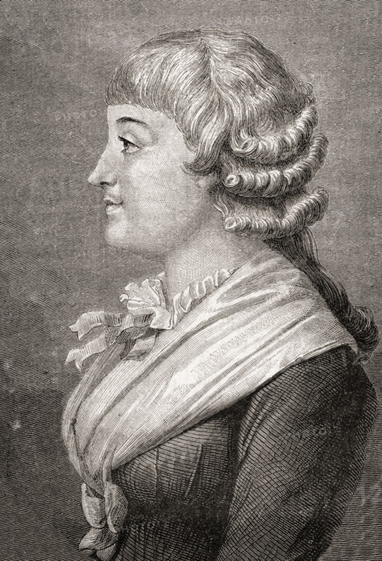 Madame Roland. Vicountess Jeanne-Marie Roland de la Platiere