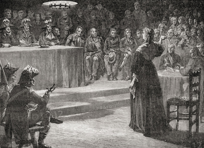 Marie-Antoinette before the revolutionary tribunal