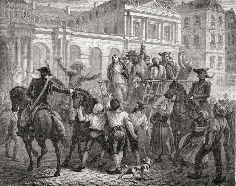 The Duke of Orleans on the way to execution