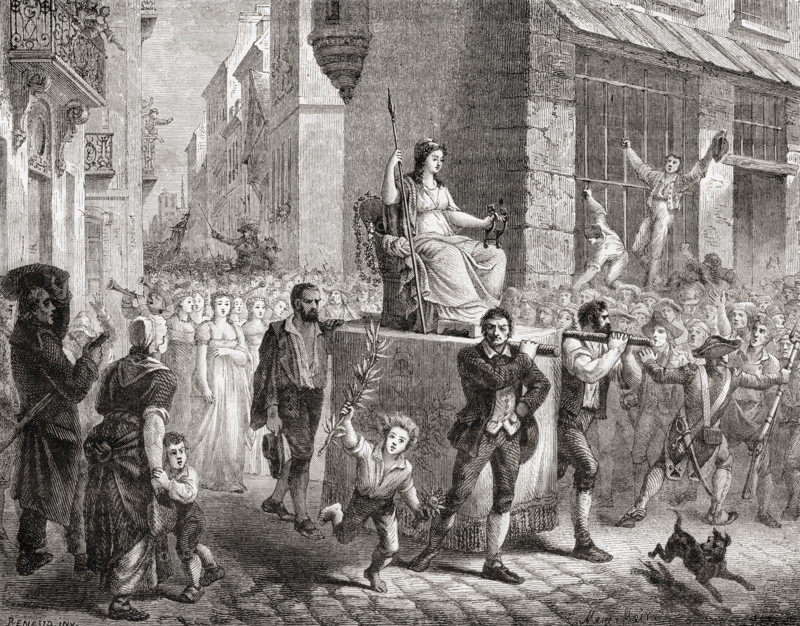 Procession of the Goddess of Reason