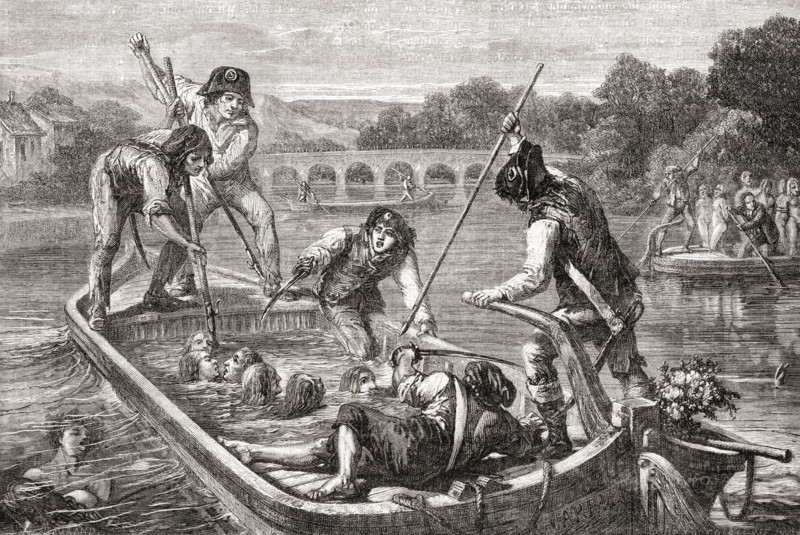 The drownings in the Loire during The Terror
