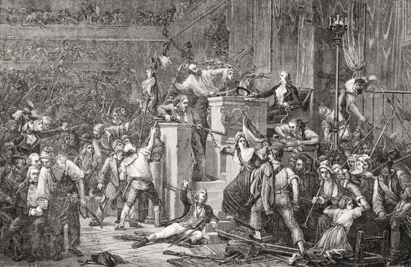 The head of Féraud at the tribunal