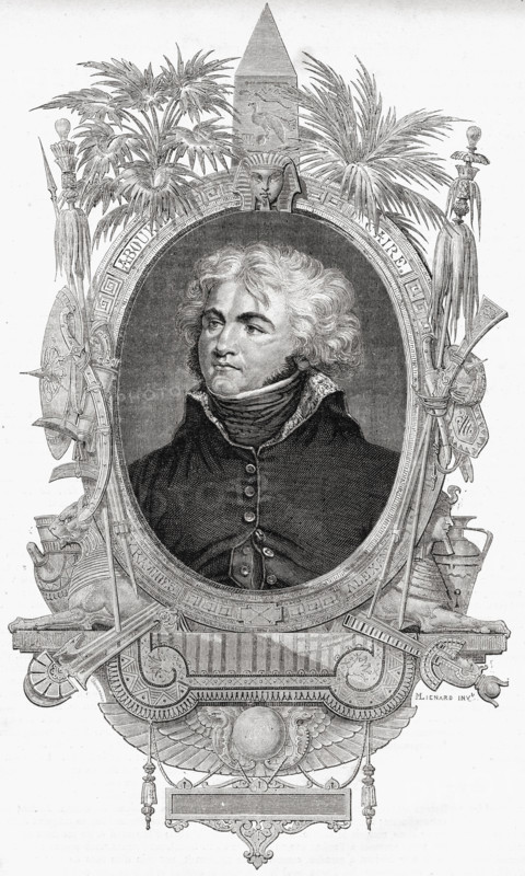 Jean-Baptiste Kléber,1753-1800. French general of the Revolutionary wars. Engraved by Pannemaker-Ligny after Liénard.From 'Histoire de la Revolution Francaise' by Louis Blanc.