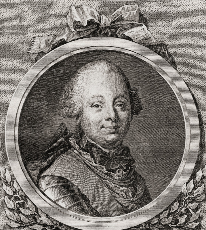 Duc de Choiseul (Etienne Francois) 1719-1785. French statesman. Photogravure by Goupil and Company from an old portrait. From the book “ Lady Jackson’s Works XI. The French Court and Society I” Published London 1899.