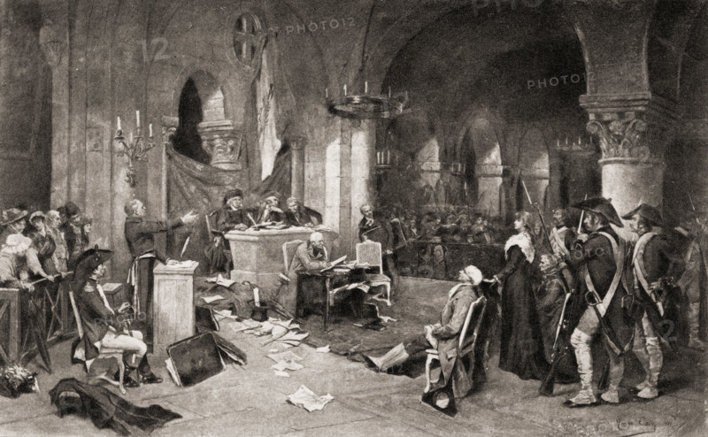 The trial of Marie Antoinette