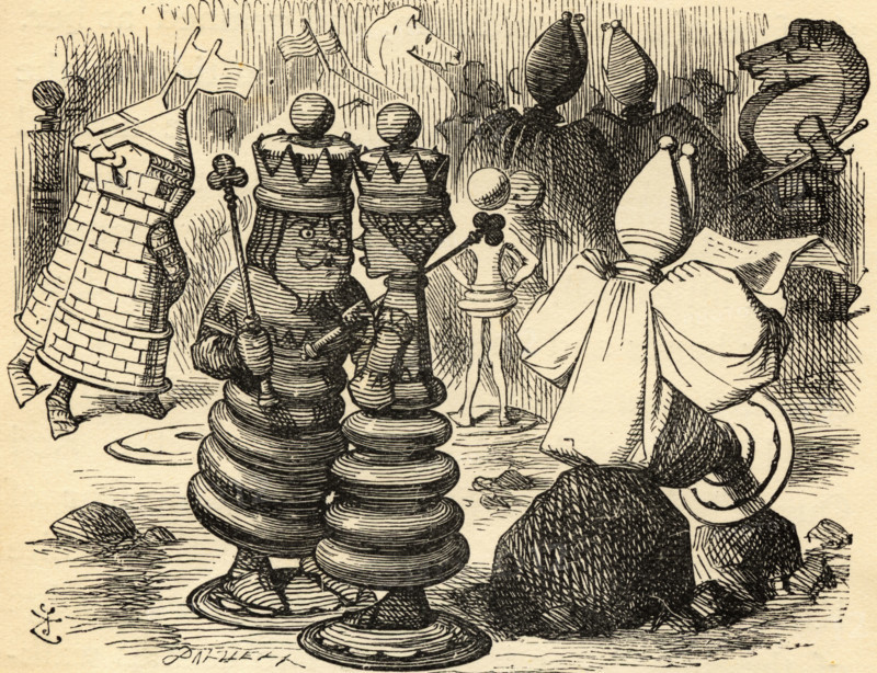 The Red King and Queen. Illustration by Sir John Tenniel