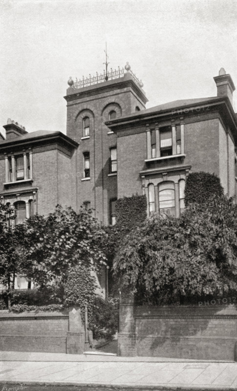 The residence of poets Theodore Watts-Dunton,(1832-1914) and Algernon C.Swinburne,(1837-1909)